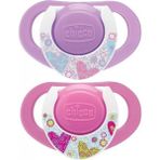 Chicco Unisex Bebek Pembe Physio Kauçuk Emzik 4+ Ay - 0 - 3 Ay - Mineral Blue