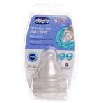 Chicco Wellbeing 4 Ay+ Hızlı Akış 2'li Silikon Biberon Emziği