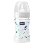 Chicco Wellbeing Silikon Cam Biberon 150ML Erkek