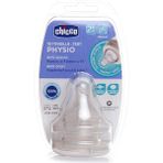 Chicco Yeni Wellbeing Biberon Emziği 2 Ay+ Orta Akış 2'li 1 Adet