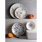 Chichi Home Sakura 24 Parça 6 Kişilik Yemek Takımı Çok Renkli Porselen Bulaşık Makinesinde Yıkanabilir