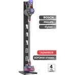Chicho Kablosuz Süpürge Standı Dyson Philips Samsung Bosch Uyumlu Süpürge Standı Dikey Süpürge Standı - Süpürge Yedek Parçaları