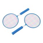 CHICIRIS Çocuk Badminton Raket Seti, Kayma Önleyici Kavrama, Yüksek Tokluk, 3 Ila 12 Yaş arası Hafif Alaşımlı Malzeme, 3 Raketle, Taşıma Çantası (BLUE)
