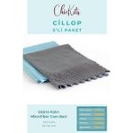 ChicKits Cillop - Ekstra Kalın Mikrofiber Cam Bezi, Oto Bezi, Parlak Yüzeyler 30 x 40 cm - 5'li