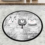 Chilai Home 100x100 cm Panda Djt Çocuk Halısı