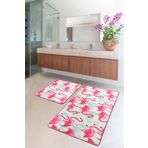 Chilai Home 2'li Set Vogel Djt Banyo Halısı