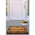 Chilai Home 40x60 cm Coco Fold Beige Bej İç ve Dış Kapı Önü Paspası
