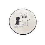 Chilai Home 8682125926063 Lıttle Cats Dijital Çap 100 cm Banyo Halısı