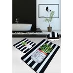 Chilai Home Aloevera 2li Set Banyo Halısı Paspas Yıkanabilir Kaymaz Taban Klozet Takımı