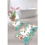 Chilai Home Anemon 2'li Set Banyo Halısı Takımı, Klozet Paspası Djtbanyo