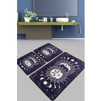 Chilai Home Aten Banyo Halısı 3'lü Set