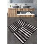 Chilai Home Barcode Djt 3'lü Set Banyo Paspası Kaymaz Tabanlı Banyo Halısı Klozet Takımı