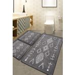 Chilai Home Bare 3lü Set Banyo Halısı Djt