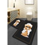 Chilai Home Bornouse 2'li Set Banyo Halısı Djtbanyo - Renkli