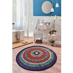 Chilai Home Bubble Çap 100 Cm Banyo Halısı