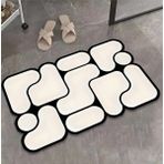 Chilai Home Calico Tekli Banyo Paspası 60x100 cm , Kaydırmaz Tabanlı, Yıkanabilir - Renkli