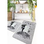 Chilai Home Catanic 2'li Set Banyo Halısı