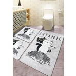 Chilai Home Catanic 3'lü Set Banyo Halısı banyo