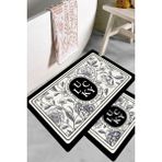 Chilai Home Chancy 2'li Set Banyo Halısı Set Djtbanyo - Renkli