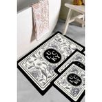 Chilai Home Chancy 3'lü Set Banyo Halısı Djtbanyo - Renkli