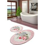 Chilai Home Coco 2'li Set Klozet Takımı Banyo Paspas Seti Halısı Djtbanyo - Renkli - 1295