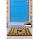 Chilai Home Coco Papillon Green Doğal Koko Kıl Kapı Önü Paspası