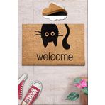 Chilai Home Coco Reverse Cat Doğal Koko Kıl Kapı Önü Paspası