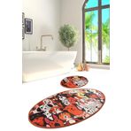 Chilai Home Dogs 2'li Set Banyo Halısı Klozet Takımı Djtbanyo