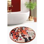 Chilai Home Dogs Djt Çap 100 Cm Banyo Halısı