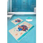 Chilai Home Etnic Rectangle 2'li Set Banyo Paspası Klozet Takımı Djtbanyo