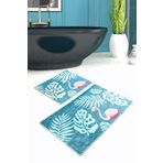 Chilai Home Foglia 2'li Set Banyo Paspası Kaymaz Tabanlı Klozet Takımı Djtbanyo