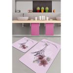 Chilai Home From Paris 2li Set Djt Banyo Halısı Kaymaz Tabanlı Klozet Takımı Paspas Seti