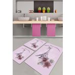 Chilai Home From Paris 3'lü Set Banyo Halısı Kaymaz Tabanlı Klozet Takımı Paspas Seti Djtbanyo