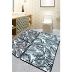 Chilai Home Frond 3'lü Set Banyo Halısı