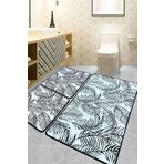 Chilai Home Frond 3'lü Set Djt Banyo Halısı