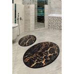 Chilai Home Goldes 2'li Set Banyo Halısı Paspas, Klozet Takımı Djtbanyo - Renkli - 4595
