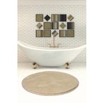 Chilai Home Havai Çap Taş 90x90 cm Banyo Halısı