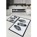 Chilai Home Hoja Banyo Paspası 2'li Set Kaymaz Tabanlı ve Yıkanabilir 60x100 Cm - 50x60 Cm