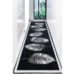 Chilai Home Hoja Siyah Djt 100x200 cm Dekoratif Yolluk