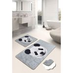 Chilai Home Huge Panda 2'li Set Özel Tasarım Kaydırmaz Taban Banyo Paspası Djtbanyo - Renkli