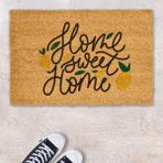 Chilai Home Koko Home Sweet Home 40x60 cm Renkli Kapı Önü Paspası