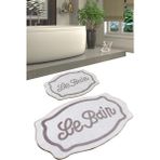 Chilai Home Le Bain 2'li Set Banyo Halısı Klozet Takımı Paspas Seti Djtbanyo - Renkli