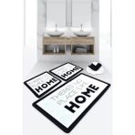 Chilai Home Like Home 3'lü Set Banyo Halısı Paspas Kaymaz Taban Yıkanabilir Klozet Takımı Djtbanyo - Renkli