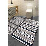 Chilai Home Linie 3'lü 60x100 cm 50x60 cm 50x60 cm Djt Banyo Halısı