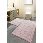 Chilai Home Lino Pudra Cotton 2'li 60x100 cm 50x60 cm Banyo Paspas Seti