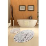 Chilai Home Morea Djt 2li Set Banyo Halısı Paspas Seti, Klozet Takımı