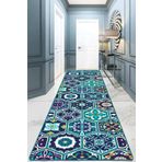 Chilai Home Mosaic Yolluk Halı Djt Kaymaz Taban Yıkanabilir,Rulo Kesme Yolluk, 80 x 200