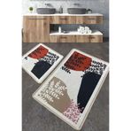 Chilai Home Noe Paspas Djt 2'li Set Yıkanabilir Kaymaz Taban Banyo Halısı