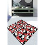 Chilai Home Pandam Esuriit Banyo Halısı Djt 3lü Set Banyo Paspası Kaymaz Tabanlı Klozet Takımı