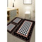 Chilai Home Panyhc 3'lü Set Banyo Halısı banyo